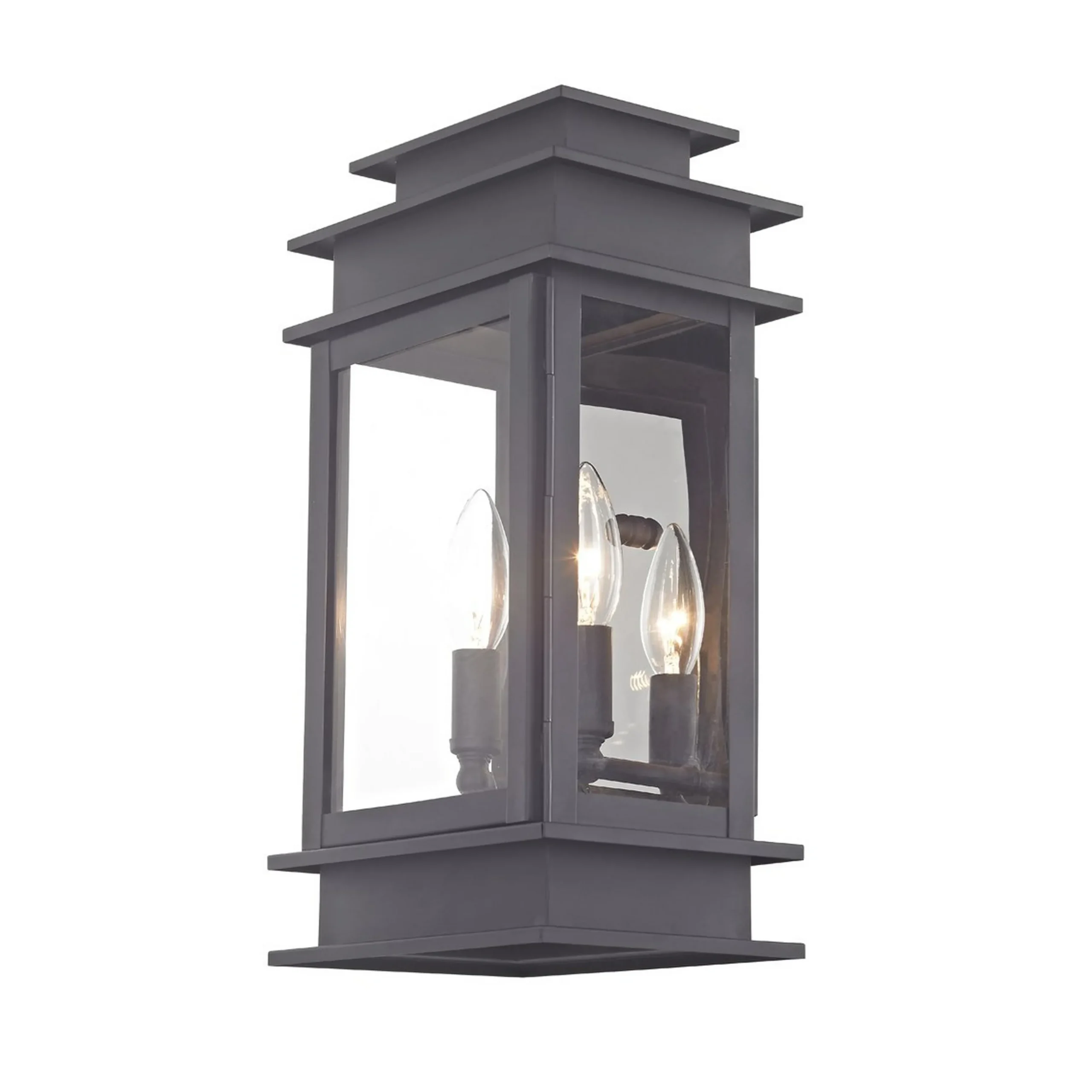 Rectangular Step Outdoor Sconce - Medium