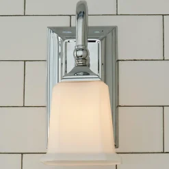 Refined Classic Sconce - Opal Glass