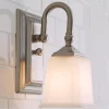 Refined Classic Sconce - Opal Glass