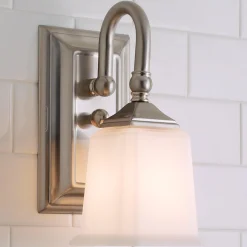 Refined Classic Sconce - Opal Glass