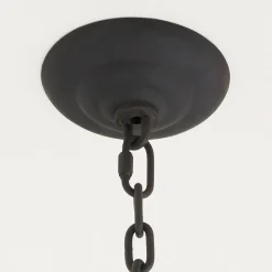 Refined Wood Globe Chandelier
