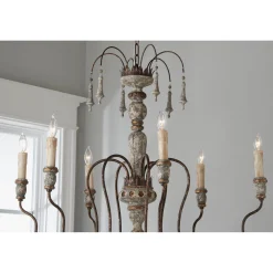 Regal Distressed Chandelier