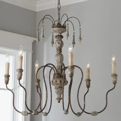 Regal Distressed Chandelier