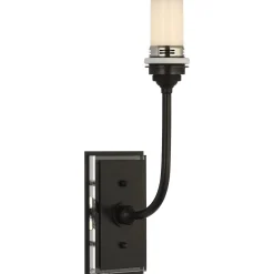 Regency Rechargeable LED Cordless Sconce - White Glass