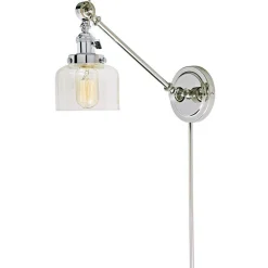 Retro Dome Glass Swivel Swing Arm