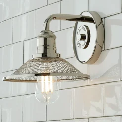 Retro Warehouse Shade Bath Sconce