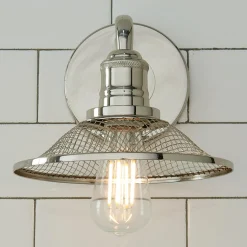 Retro Warehouse Shade Bath Sconce
