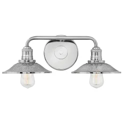 Retro Warehouse Shade Vanity Light - 2 Light