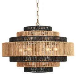 Rhodes Rattan Chandelier