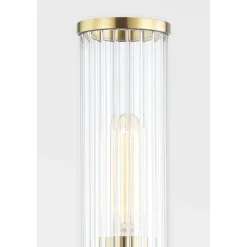 Ribbed Farria Bath Sconce
