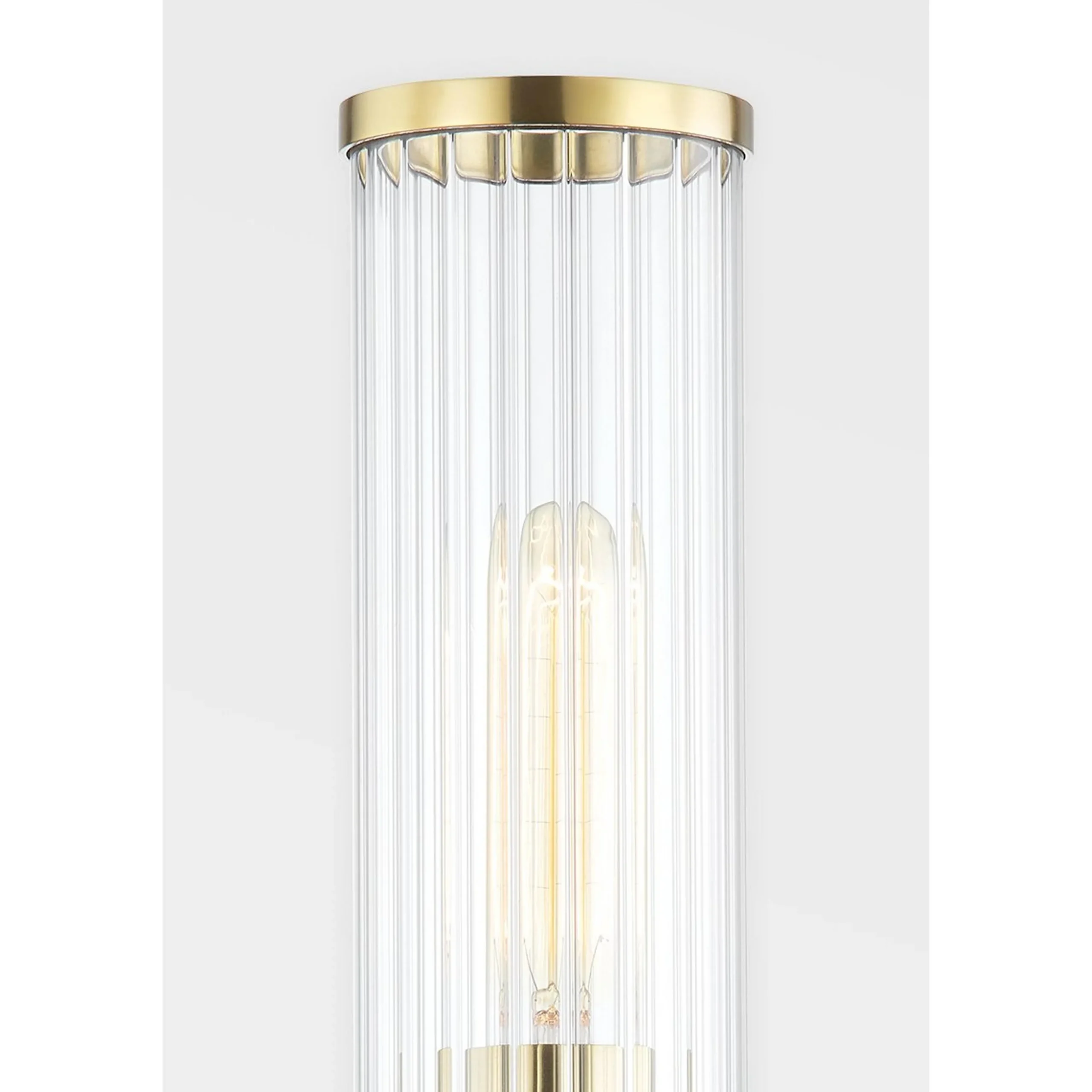 Ribbed Farria Bath Sconce