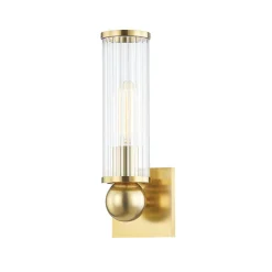 Ribbed Farria Bath Sconce