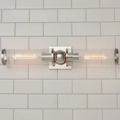 Ribbed Farria Double Bath Sconce