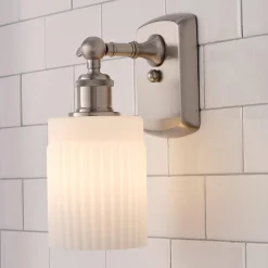 Ridged Austin Bath Sconce