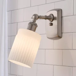 Ridged Austin Bath Sconce