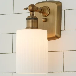 Ridged Austin Bath Sconce