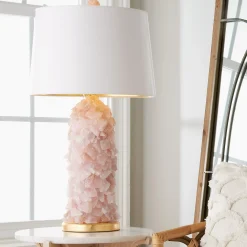 Rock Crystal Quartz Table Lamp