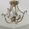 Romantic Riley Semi-Flush Ceiling Light