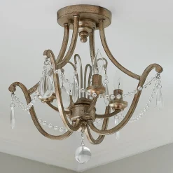 Romantic Riley Semi-Flush Ceiling Light
