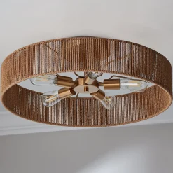 Roshella Rope Semi-Flush Ceiling Light