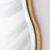 Round Gilded Scallop Mirror - Large