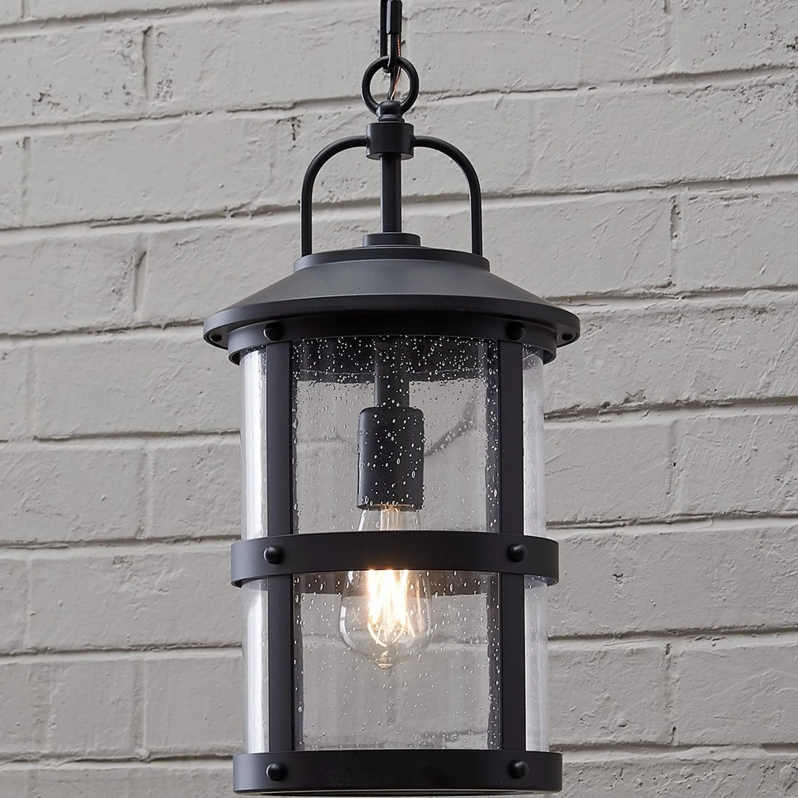 Rugged River Hanging Outdoor Lantern