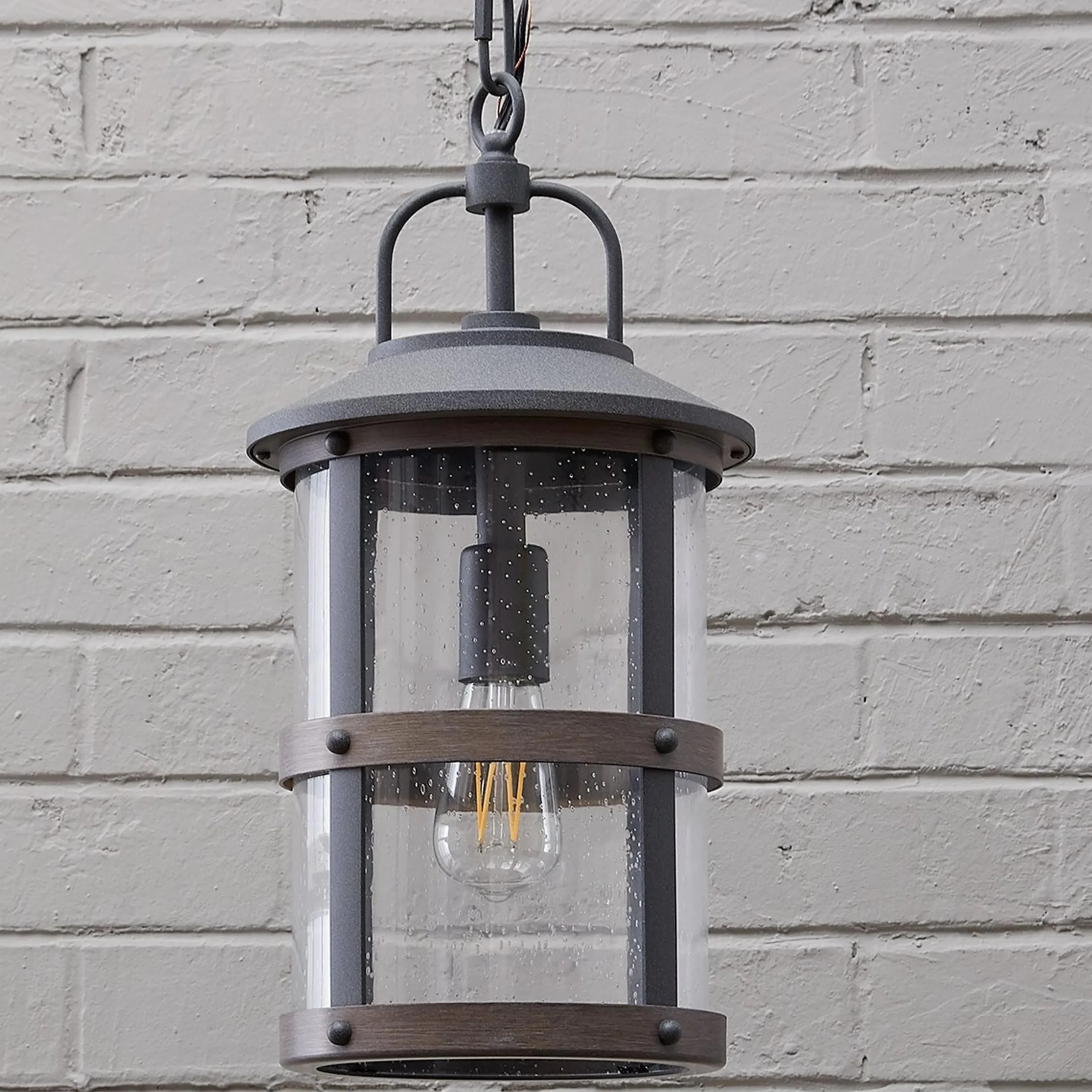 Rugged River Hanging Outdoor Lantern