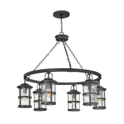 Rugged River Outdoor Chandelier