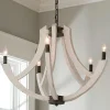 Rustic Brolly Chandelier
