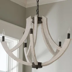 Rustic Brolly Chandelier