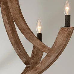 Rustic Brolly Chandelier