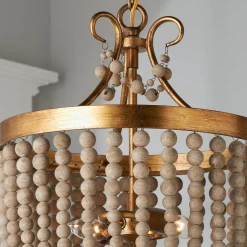 Rustic Glam Draped Mini Chandelier - 2 Light