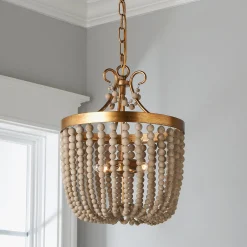 Rustic Glam Draped Mini Chandelier - 2 Light