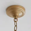 Rustic Metal Strap Globe Lantern - Small 1 Light