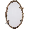 Rustic Vine and Bird Framed Mirror