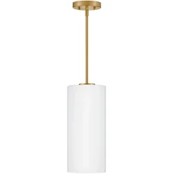 Salbris White Glass Pendant