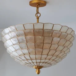 Sandra Capiz Convertible Semi-Flush Ceiling Light