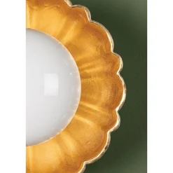Scalloped Ceramic Ceiling Light