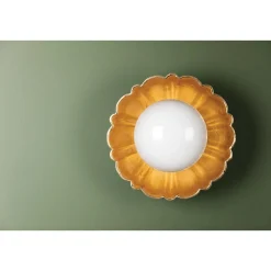 Scalloped Ceramic Ceiling Light