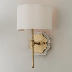Scalloped Daisy Shade Sconce