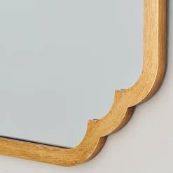 Scalloped Edge Mirror