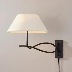 Script Swing Arm Sconce