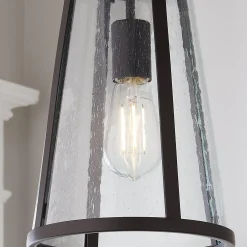 Seeded Glass Transitional Pendant - Small