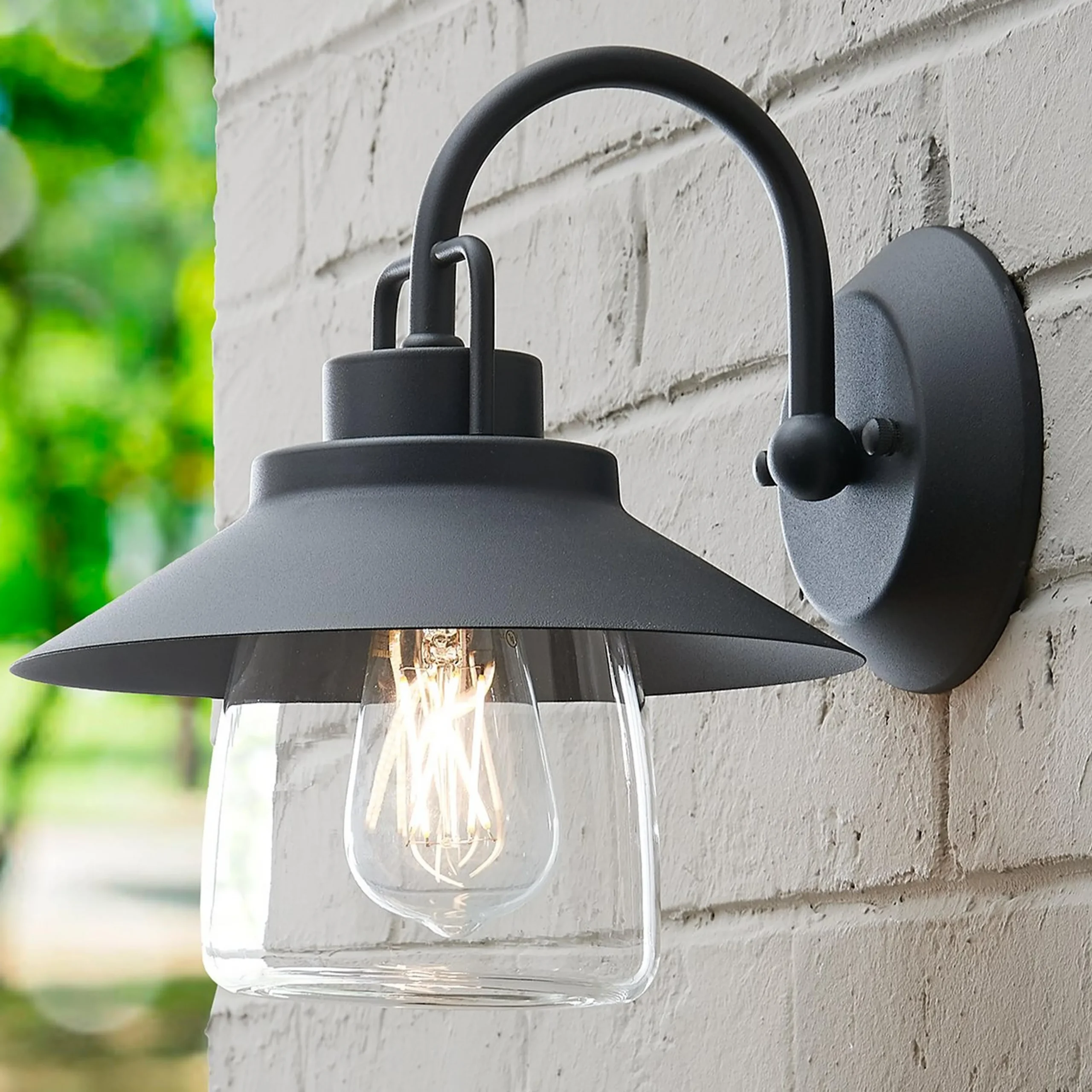 Shaded Firefly Outdoor Sconce
