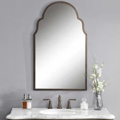 Shapely Silhouette Metal Mirror