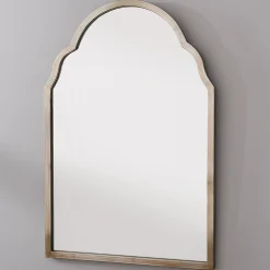 Silver Arched Frame Mirror