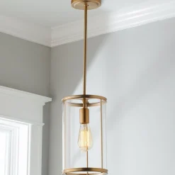 Simple Glass Cylinder Pendant