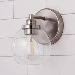 Simple Globe Bath Sconce