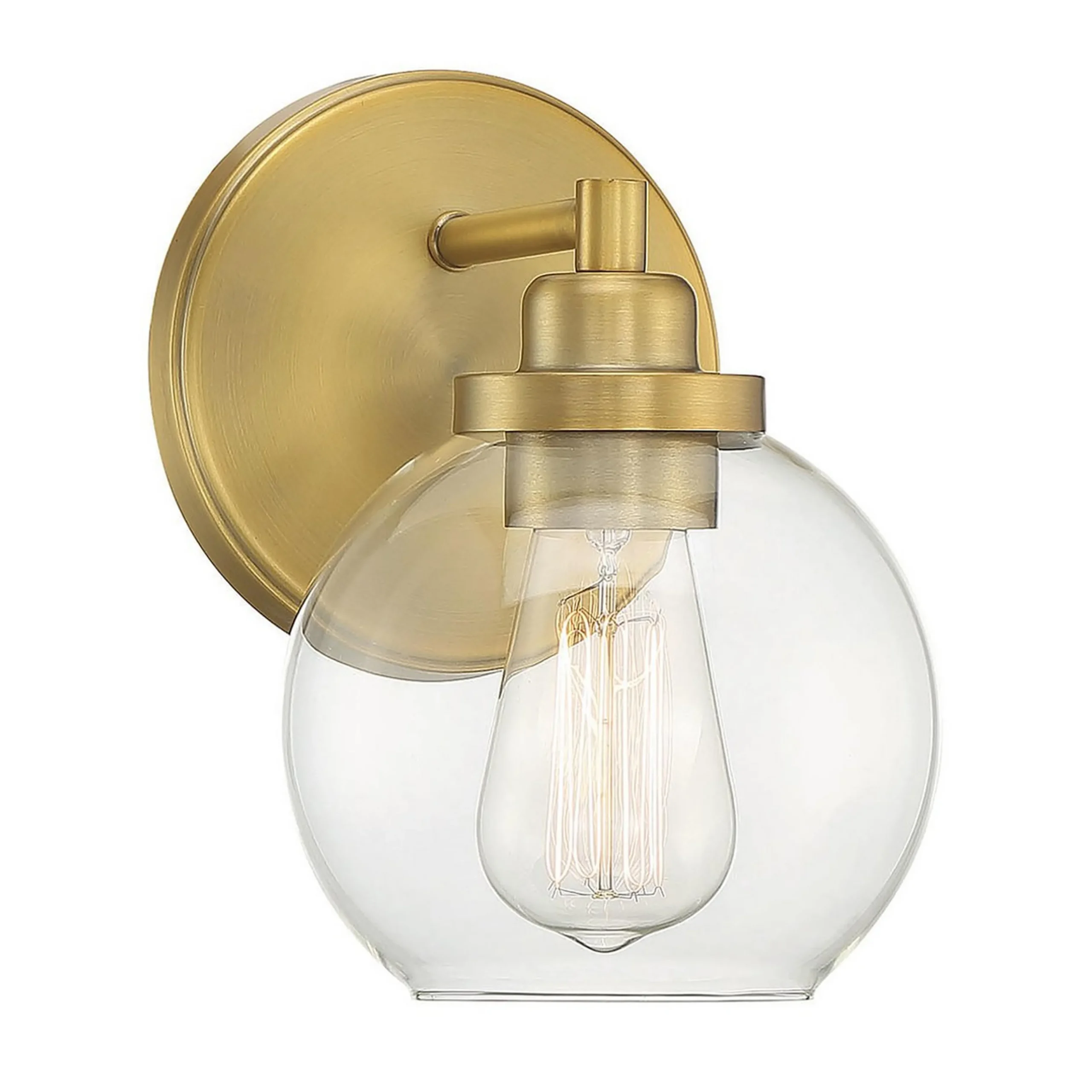 Simple Globe Bath Sconce