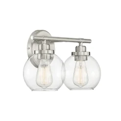 Simple Globe Vanity Light - 2 Light